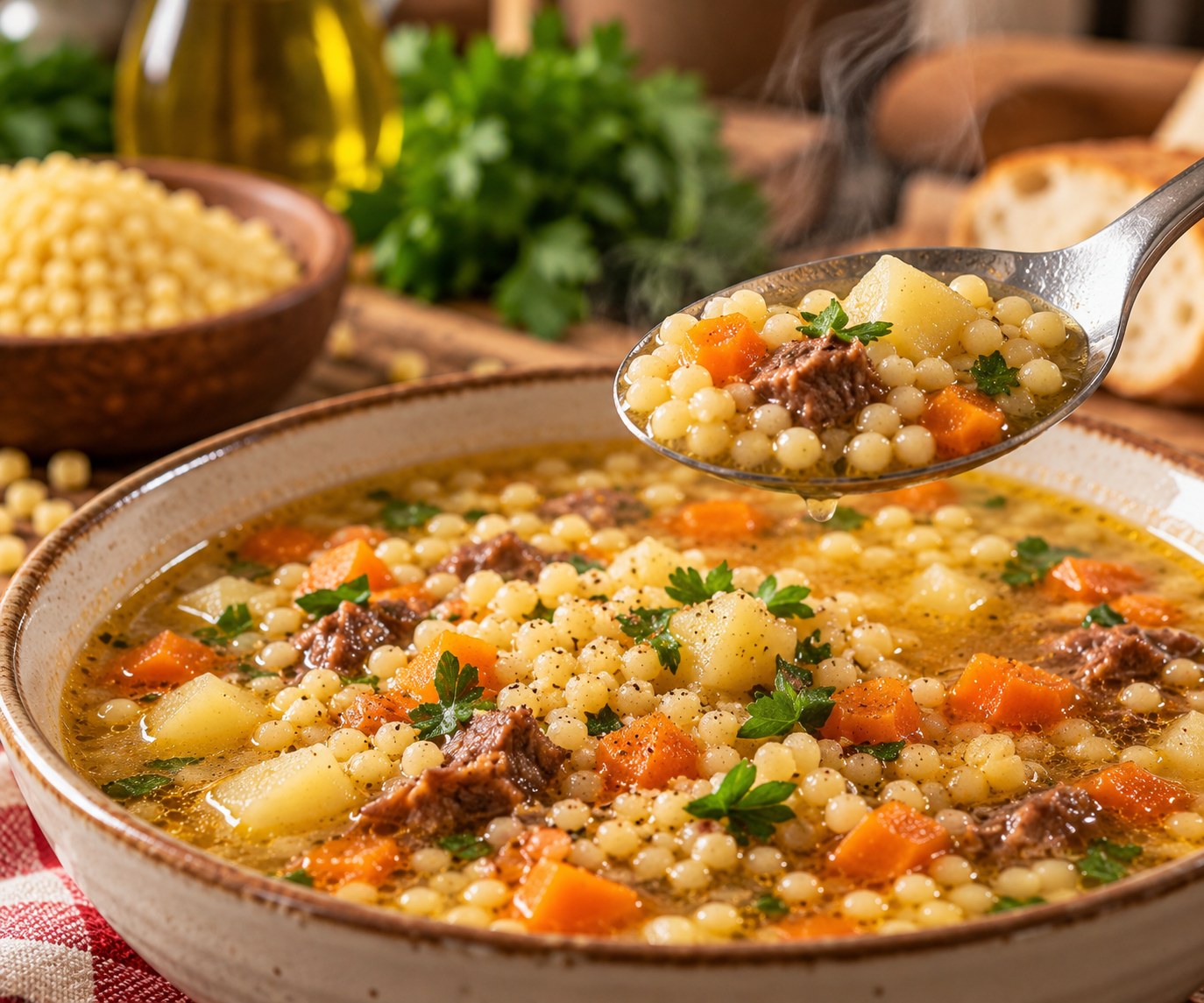 Plato de pastas · Soperos