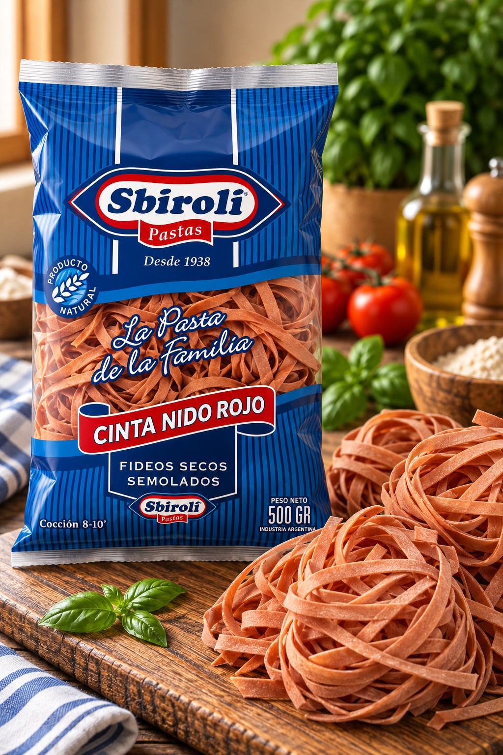 Envase de Cinta nido rojo