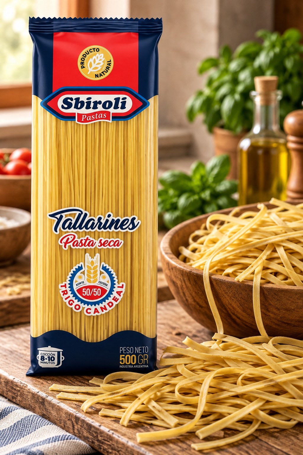 Envase de Tallarín amarillo